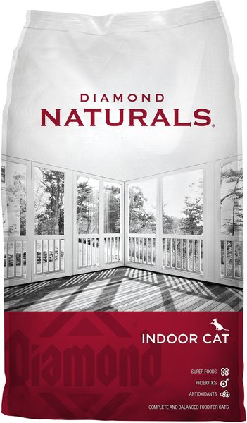 Diamond Naturals Indoor Formula Dry Cat Food, 18-lb bag slide 1 of 6