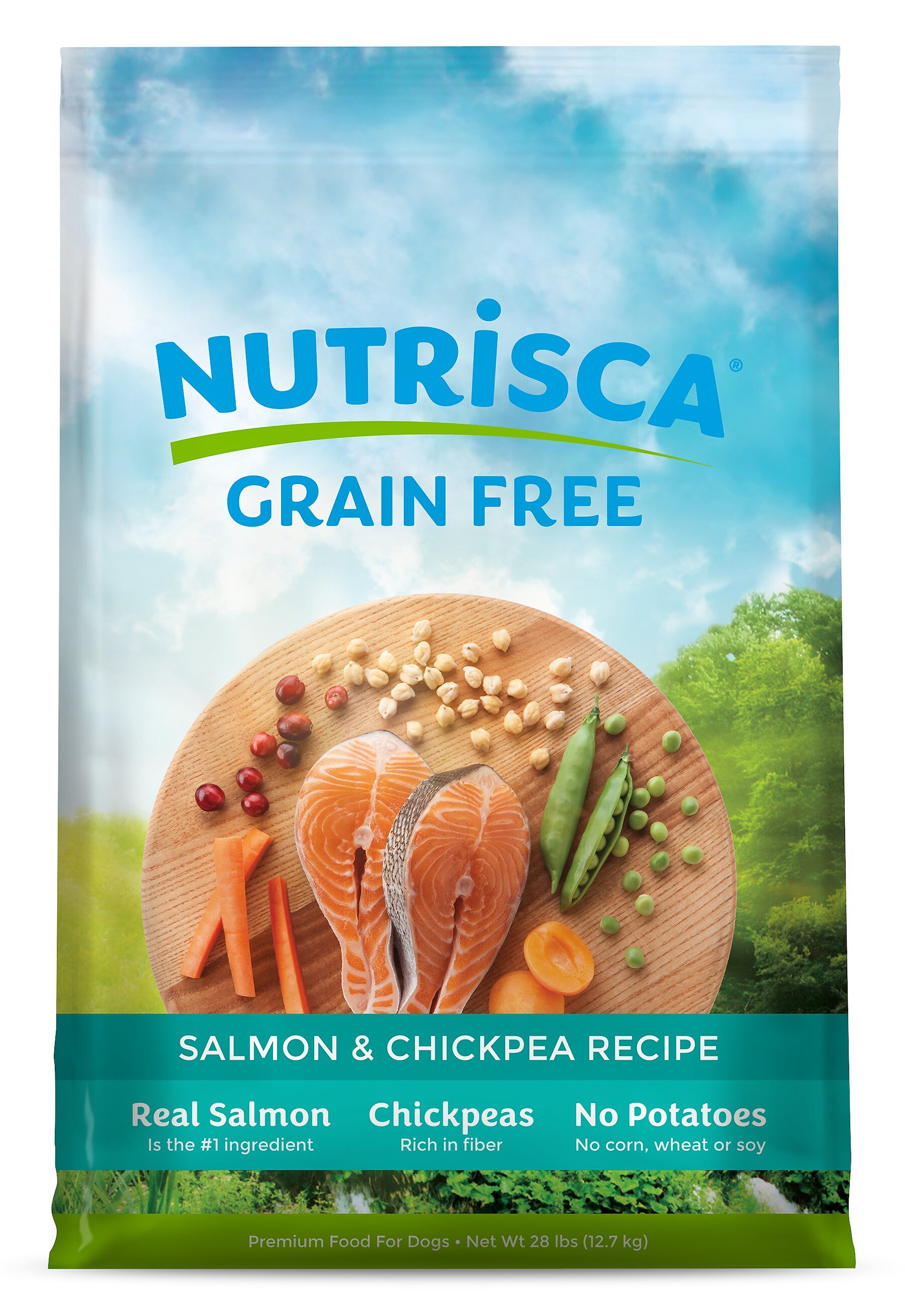 NUTRISCA Grain Free Salmon and Chickpea Dry Dog Food