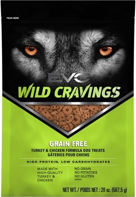 EVO Wild Cravings Turkey & Chicken Formula Dog Treats, slide 1 of 1