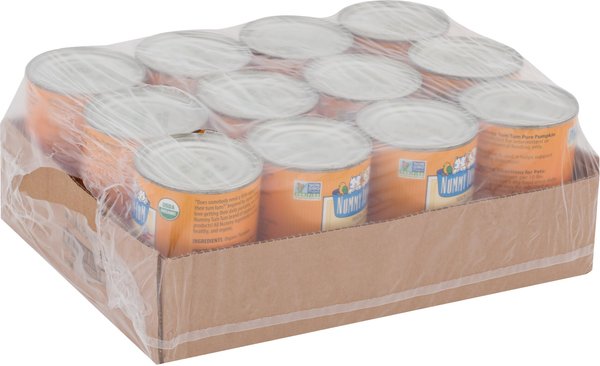 Show full view: Nummy Tum-Tum Pure Organic Pumpkin Canned Dog & Cat Food Supplement, 15-oz, case of 12 slide 2 of 7