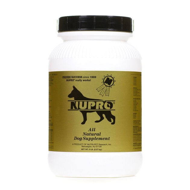 NUPRO All Natural Dog Supplement, 5lb jar, 80 scoops