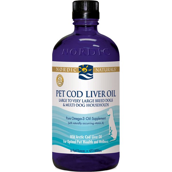 NORDIC NATURALS Pet Cod Liver Oil Liquid Skin & Coat Supplement for