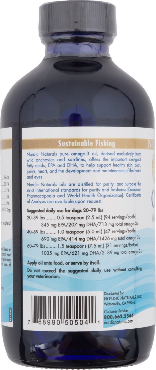 Nordic naturals omega 3 hotsell pet liquid 16 oz