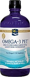 Nordic Naturals Omega-3 Pet Liquid Supplement for Large & Giant Dogs, 16-oz bottle