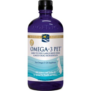 Nordic Naturals Omega-3 Pet Liquid Supplement for Large & Giant Dogs, 16-oz bottle