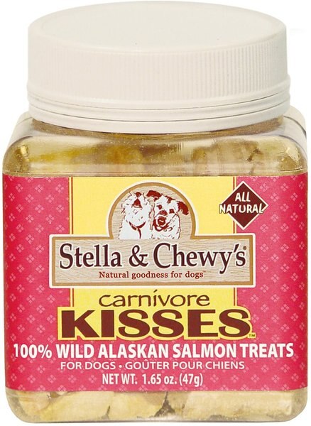Stella & Chewy's Carnivore Kisses Wild Alaskan Salmon Freeze-Dried Raw Dog Treats