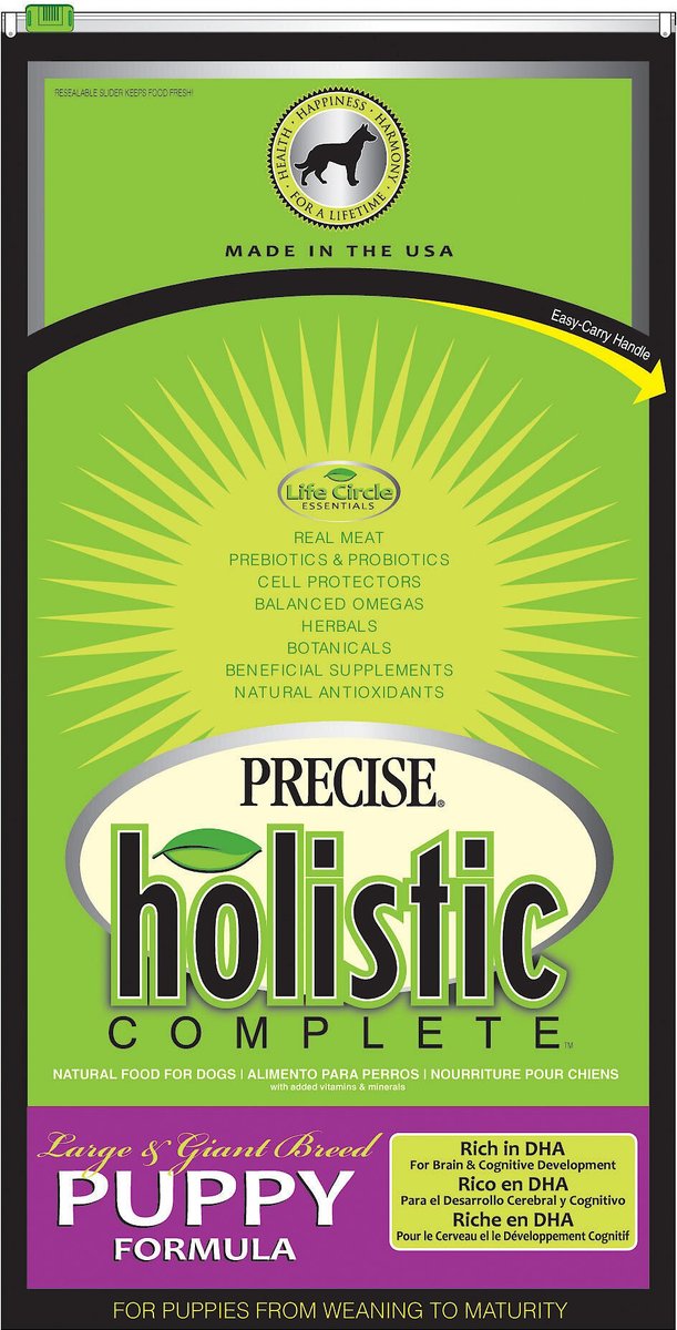 Precise holistic large on sale breed puppy food