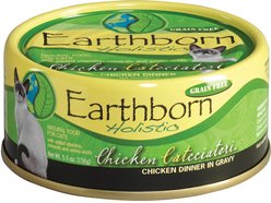 Earthborn Holistic Chicken Catcciatori Grain-Free Natural Adult Canned Cat Food, 5.5-oz, case of 24