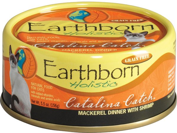 Earthborn Holistic Catalina Catch Grain-Free Natural Canned Cat & Kitten Food, 5.5-oz, case of 24 slide 1 of 3