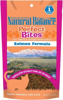 Natural Balance Perfect Bites Salmon Formula Cat Treats, slide 1 of 1