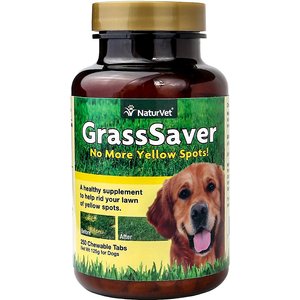 NaturVet GrassSaver Chewable Tablets Urinary & Lawn Protection Supplement for Dogs, 250 count