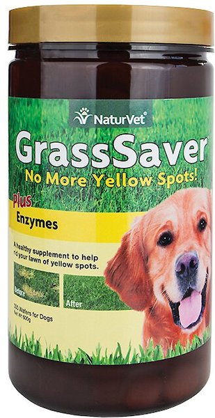 NaturVet GrassSaver Wafers Urinary & Lawn Protection Supplement for Dogs, 300 count slide 1 of 5