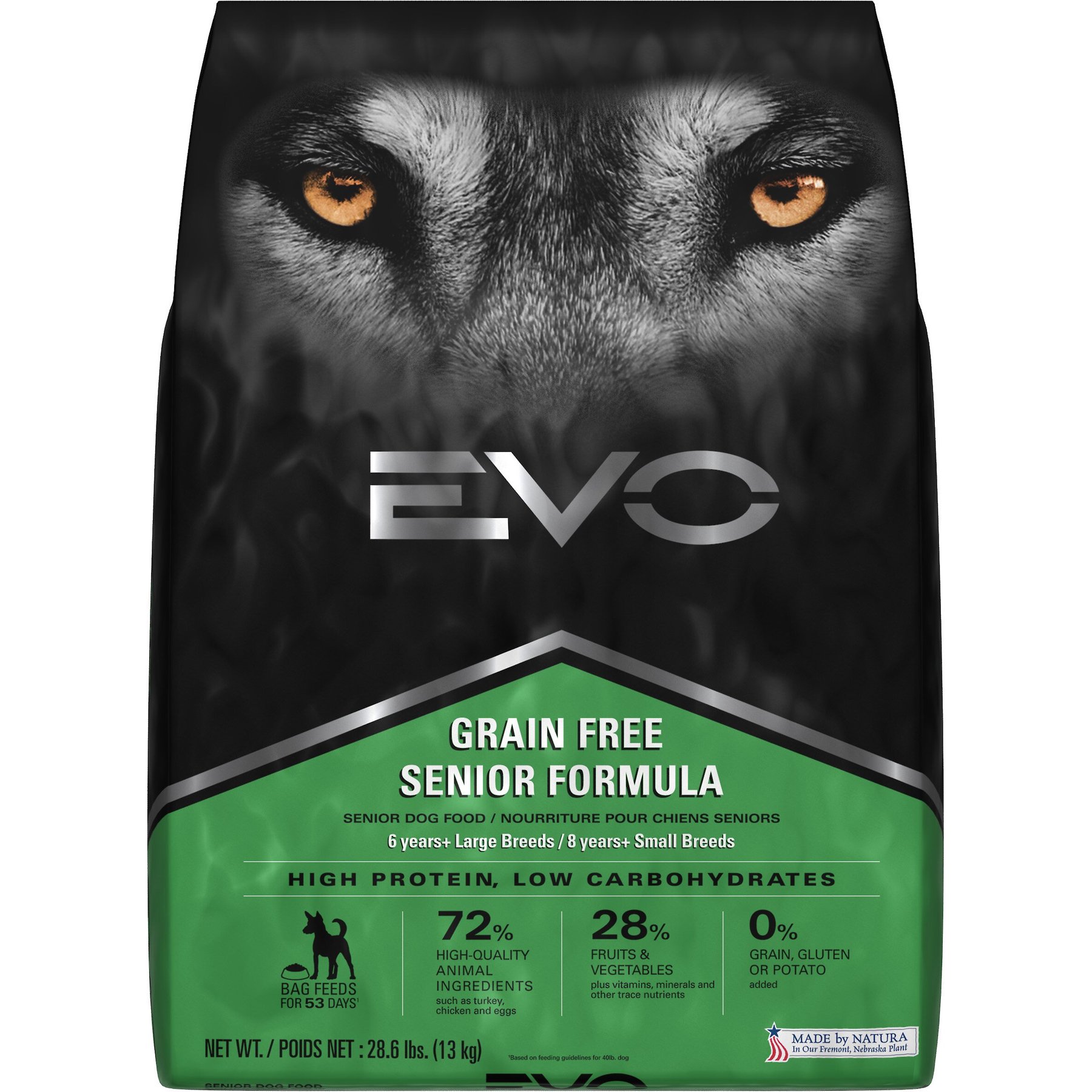 Evo grain free dog food hotsell