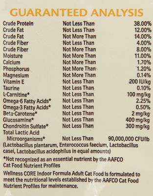 Show full view: Wellness CORE Grain-Free Indoor Formula Dry Cat Food, 12-lb bag slide 5 of 8