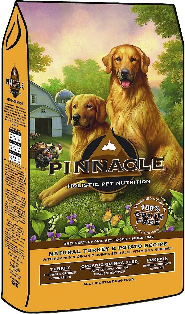 Pinnacle grain outlet free dog food