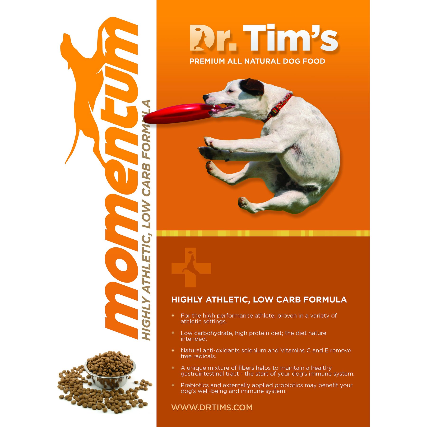 Dr. Tim's Momentum Highly Athletic Dry Dog Food