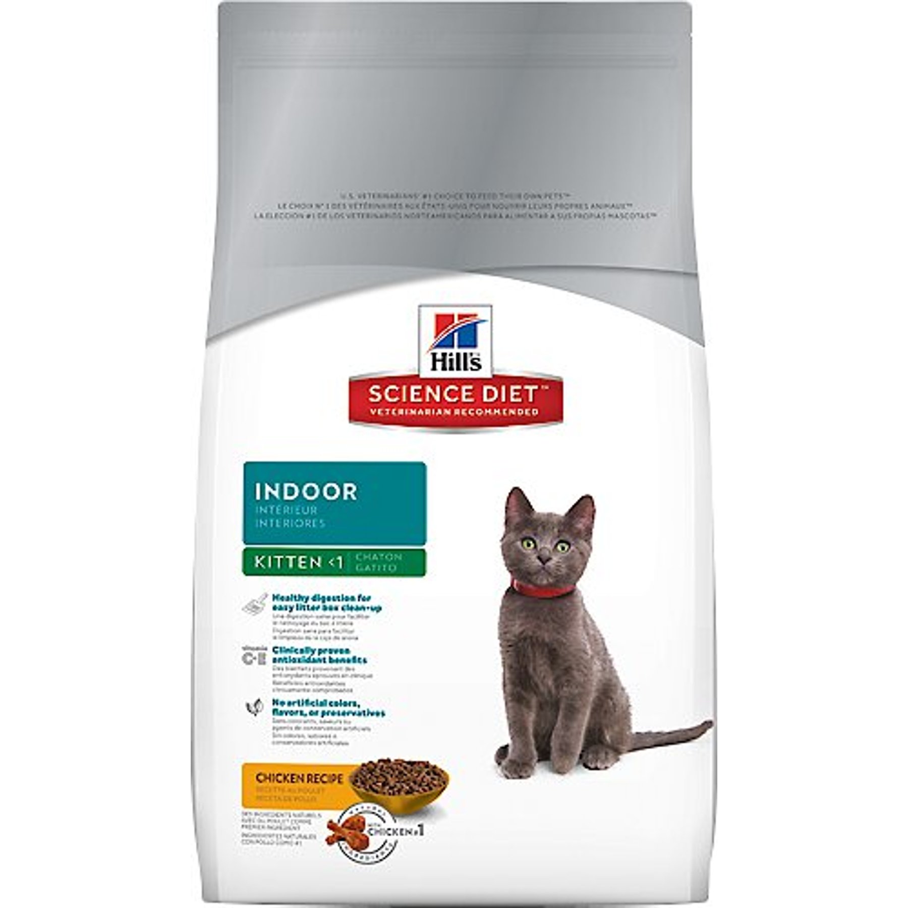 HILL S SCIENCE DIET Indoor Kitten Dry Cat Food 7 lb bag Chewy