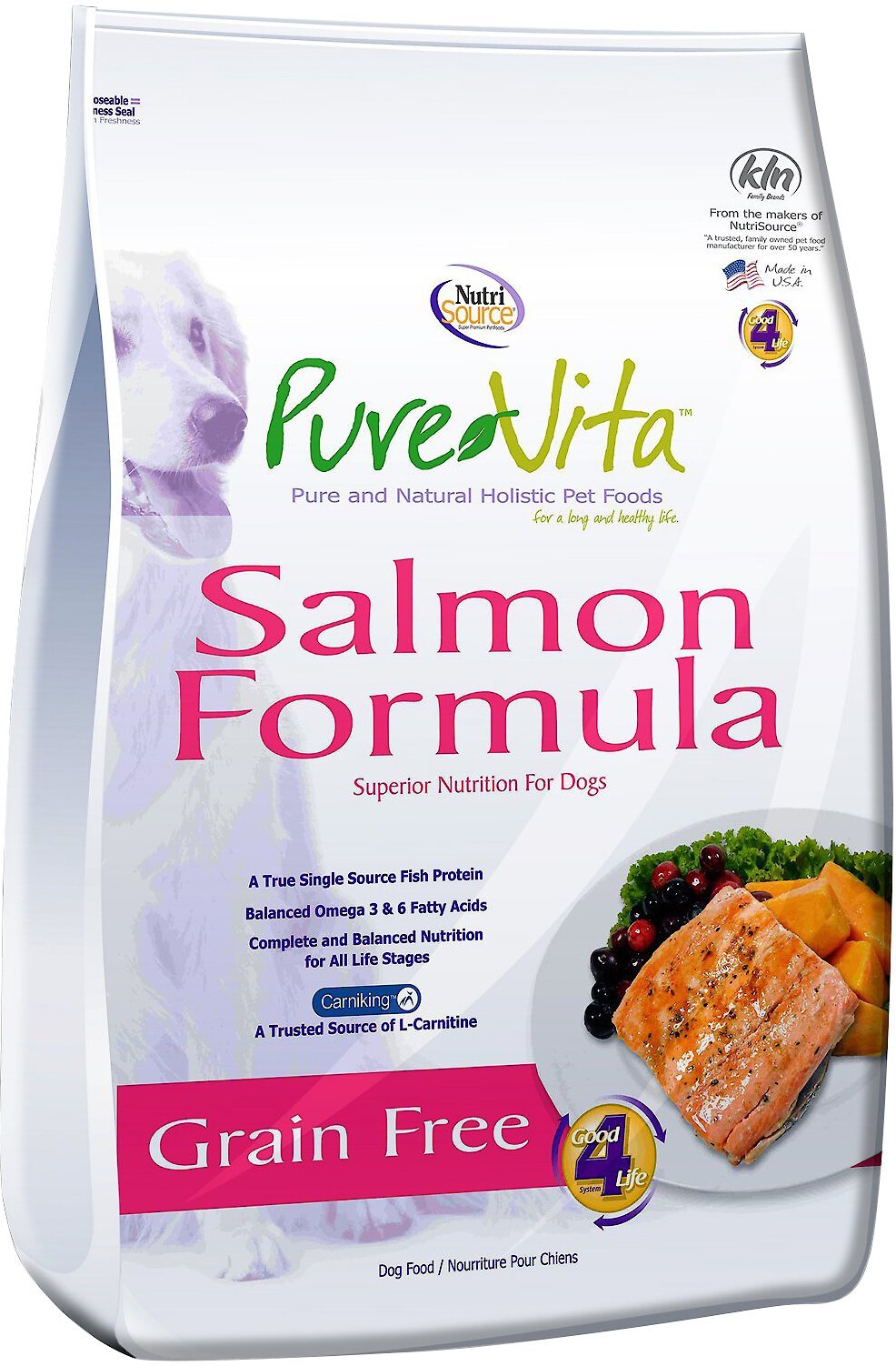 PUREVITA Salmon Peas Formula Grain Free Dry Dog Food reviews