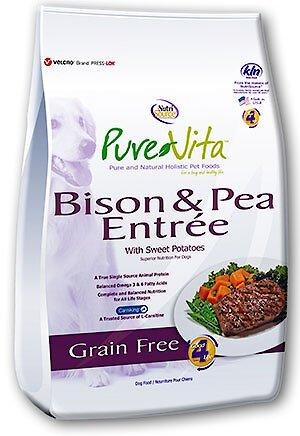 PUREVITA Grain Free Bison Pea Entree Dry Dog Food reviews Chewy