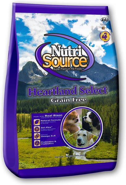 NutriSource Grain Free Heartland Select Formula Dry Dog Food