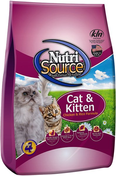 NutriSource Cat Kitten Chicken Rice Formula Dry Cat Food