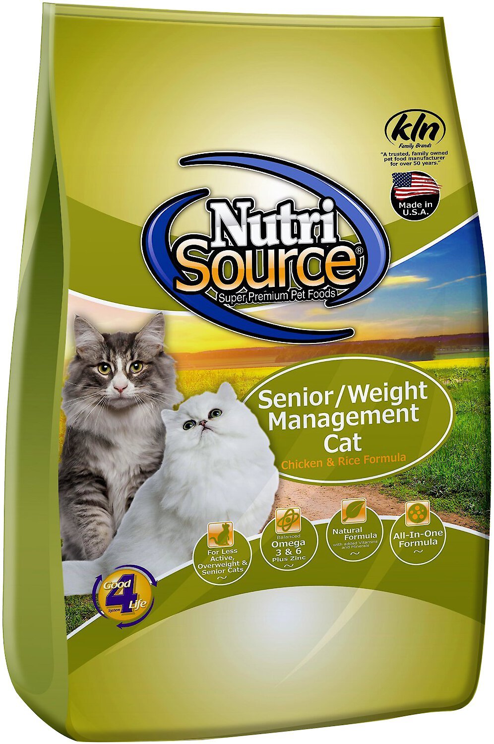 NUTRISOURCE Senior Weight Management Chicken Rice Formula Dry