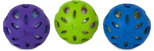 Show full view: JW Pet Crackle Heads Ball Dog Toy, Color Varies, Medium slide 4 of 10