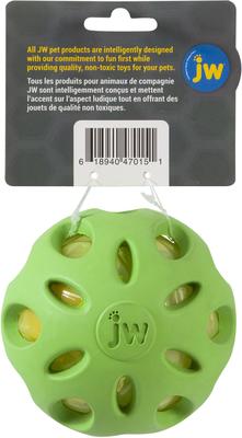 Show full view: JW Pet Crackle Heads Ball Dog Toy, Color Varies, Large slide 2 of 10