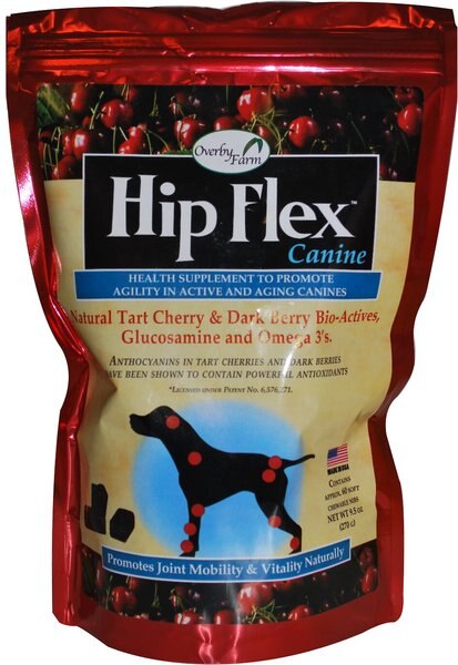 Overby Farm Hip Flex Canine Soft Chews, 60 count slide 1 of 4