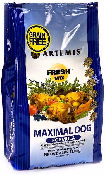 ARTEMIS Fresh Mix Maximal Formula Grain Free Dry Dog Food 4 lbs