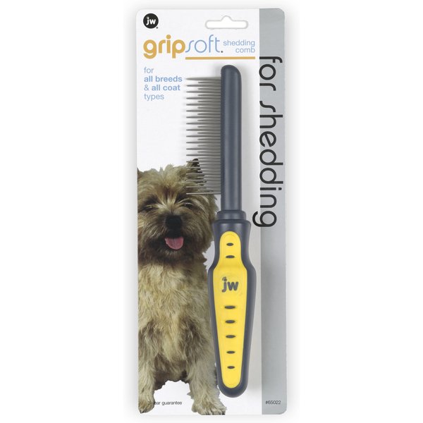 FREE SHIPPING TO THE USA JW GRIPSOFT COARSE COMB LOOSEN MATS & TANGLES DOG 