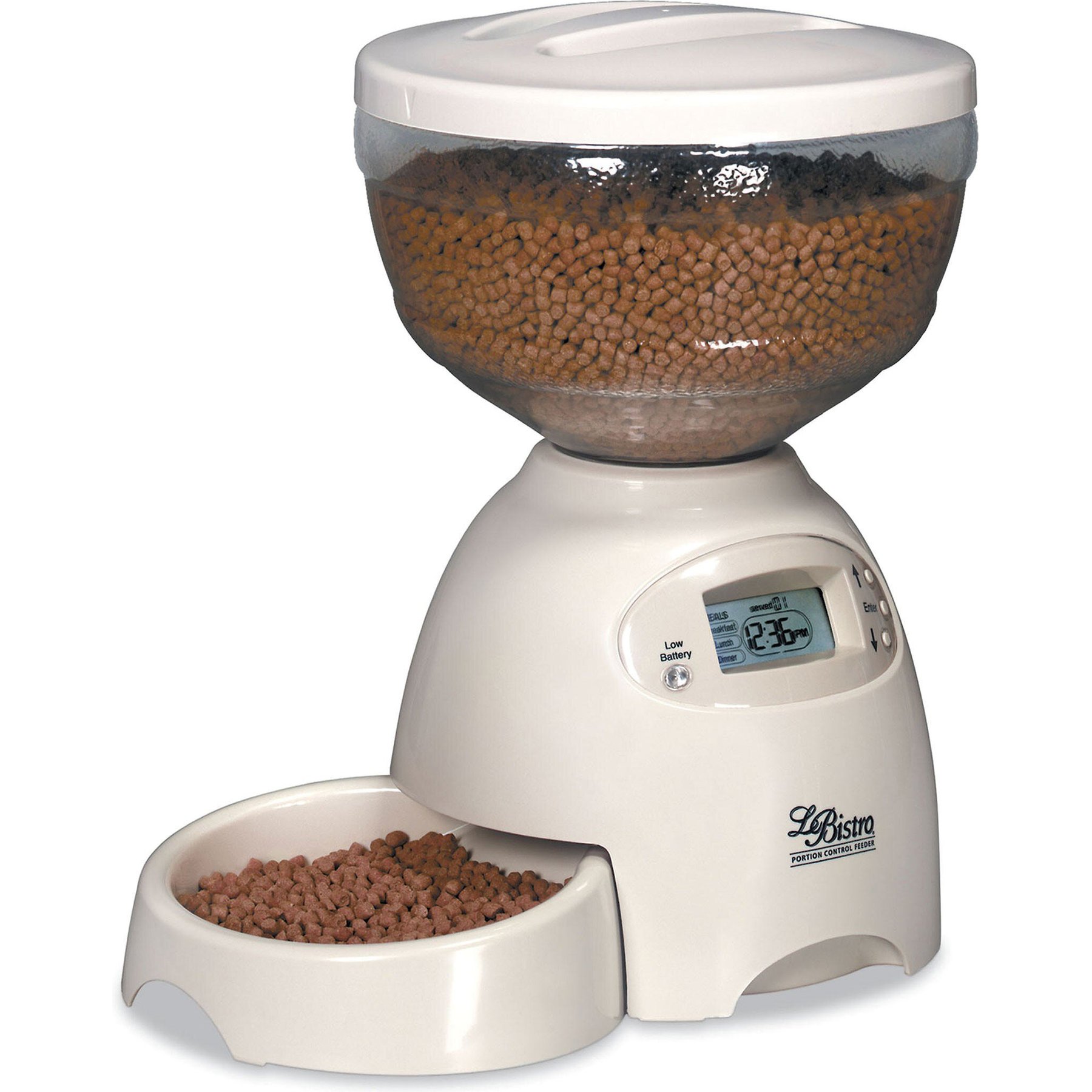 ASPEN PET LeBistro Portion Control Programmable Dog Cat Feeder 18 cup Chewy