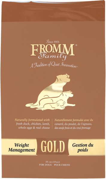 FROMM Gold Weight Management Dry Dog Food 5 lb bag Chewy