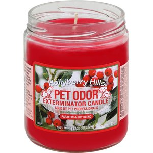 Pet Odor Exterminator Hollyberry Hills Deodorizing Candle, 13-oz jar