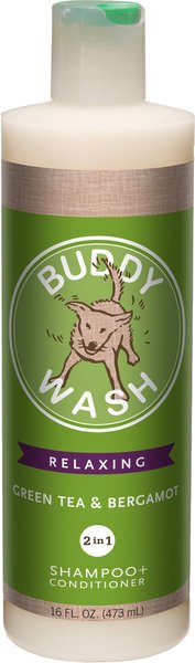 Buddy Wash Relaxing Green Tea & Bergamot Dog Shampoo & Conditioner, 16-oz bottle slide 1 of 8