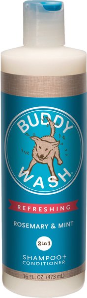 Buddy Wash Refreshing Rosemary & Mint Dog Shampoo & Conditioner, 16-oz bottle slide 1 of 9