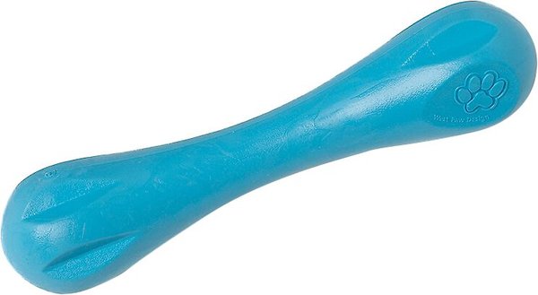 West Paw Zogoflex Hurley Tough Dog Chew Toy, Aqua Blue, Large slide 1 of 9