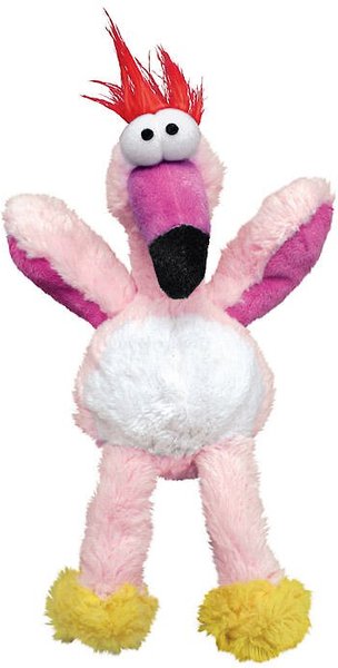 Cute Plush Flamingo Pet Dogs Bite Chew Toys Puppy Interactive