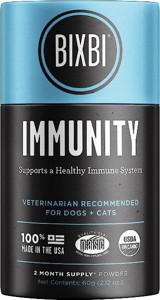 BIXBI Organic Pet Superfood Immunity Daily Dog & Cat Supplement, 2.12-oz jar slide 1 of 5