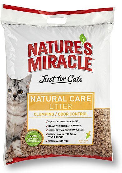 Discontinued - NATURE'S MIRACLE Natural Care Scented Clumping Corn Cat ...