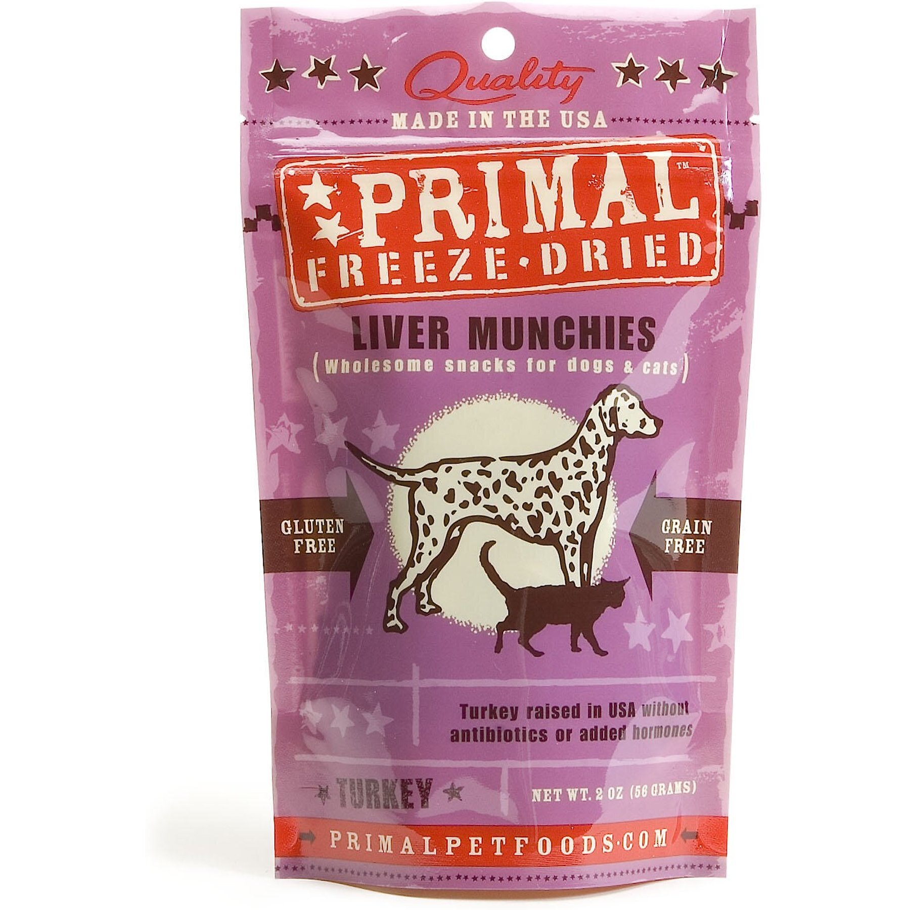 Primal Freeze-Dried Grain Free Turkey Liver Munchies Dog and Cat Treats Primal Freeze-Dried Grain Free Turkey Liver Munchies Dog and Cat Treats