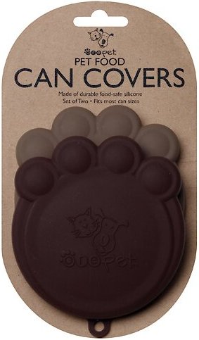 ORE Pet Can Cover, Brown/Grey, 2-pack, 4-in wide slide 1 of 3