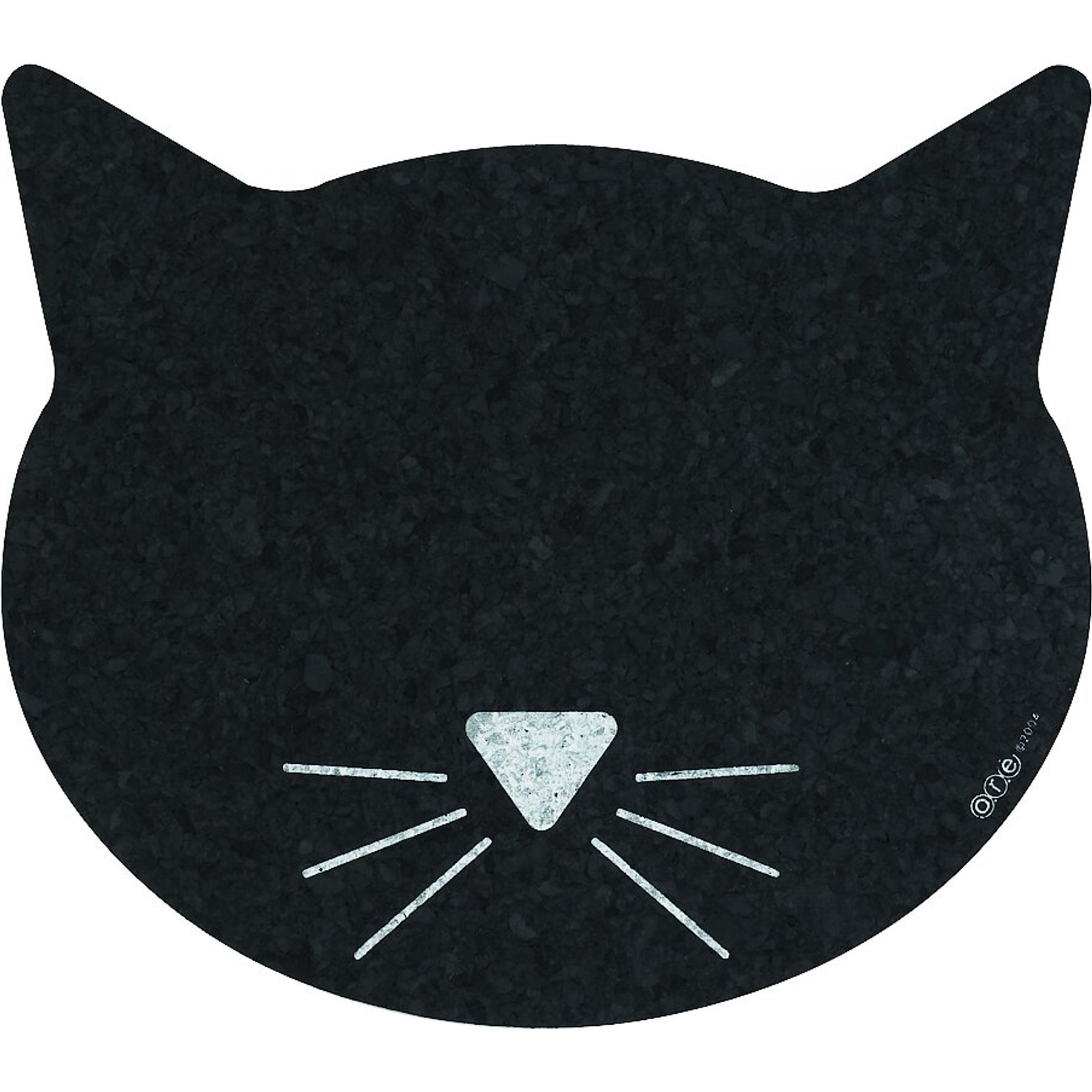 Shop Bella Spillproof Fish-Shaped Mat for Cats - Green