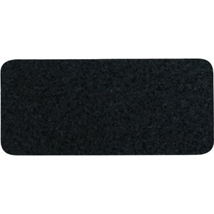 ORE Pet Skinny Recycled Rubber Rectangle Placemat, Black