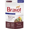 Bravo! Bonus Bites Bison Liver Freeze-Dried Dog Treats, 3-oz bag