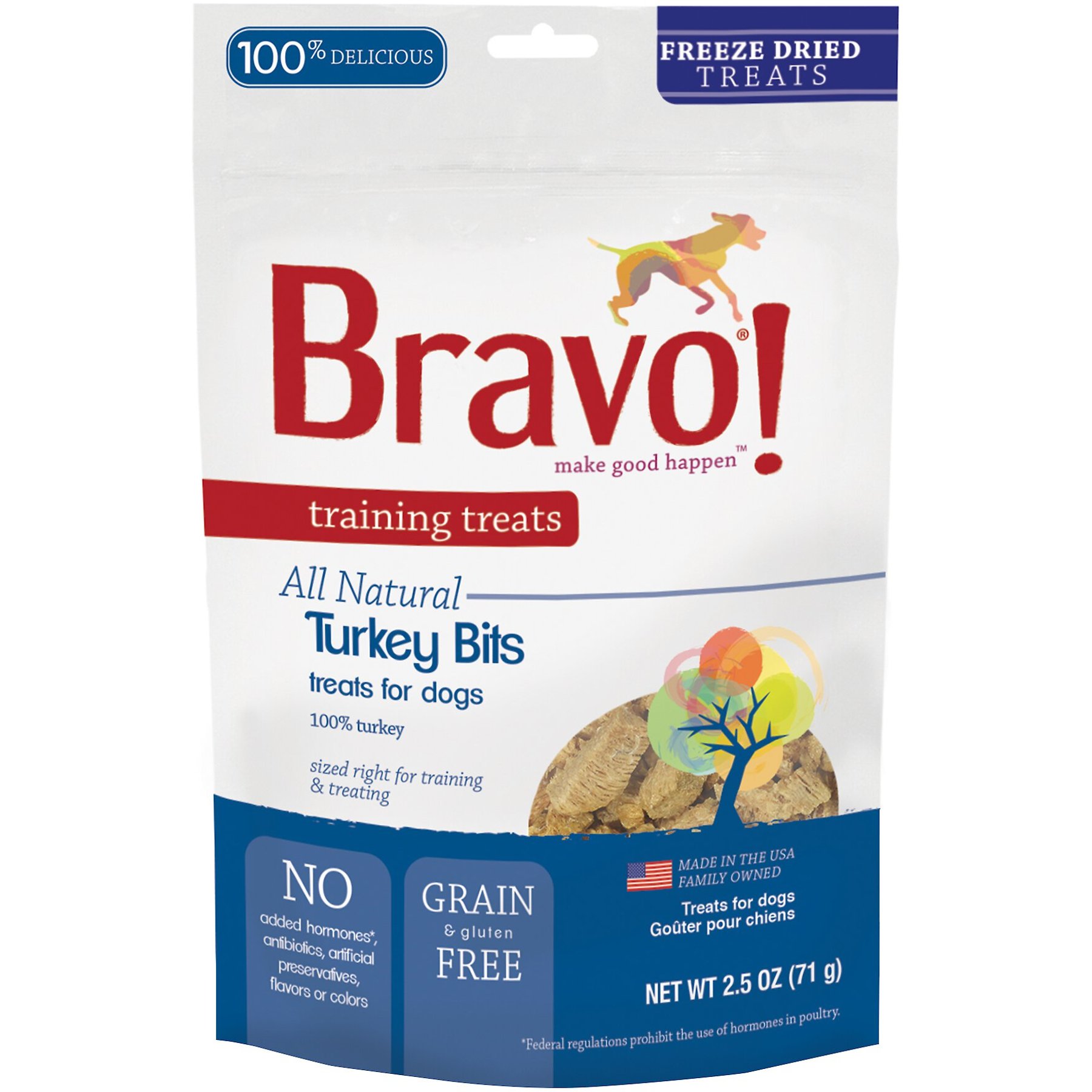 Bravo! Grain Free Trail Mix Freeze-Dried Training Size Dog Treats Bravo! Grain Free Trail Mix Freeze-Dried Training Size Dog Treats