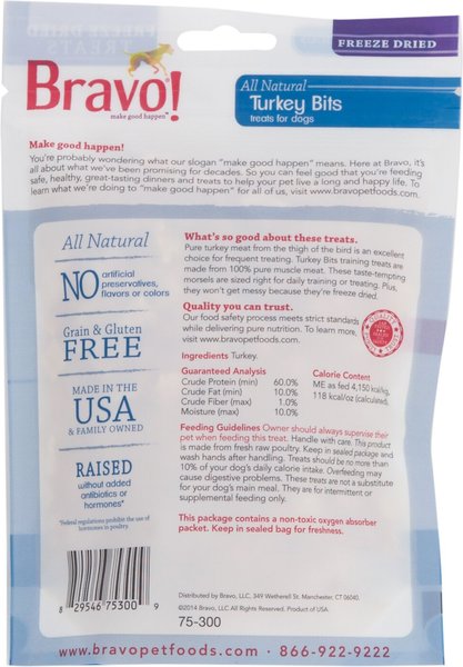 Bravo! Training Treats Trail Mix Freeze-Dried Dog Treats