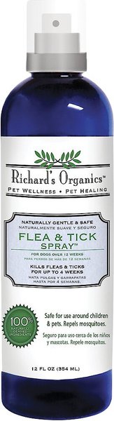 RICHARD'S ORGANICS Flea & Tick Spray, 12-oz bottle - Chewy.com