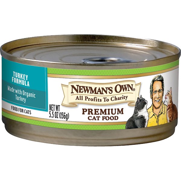 newman's own organic turkey cat food