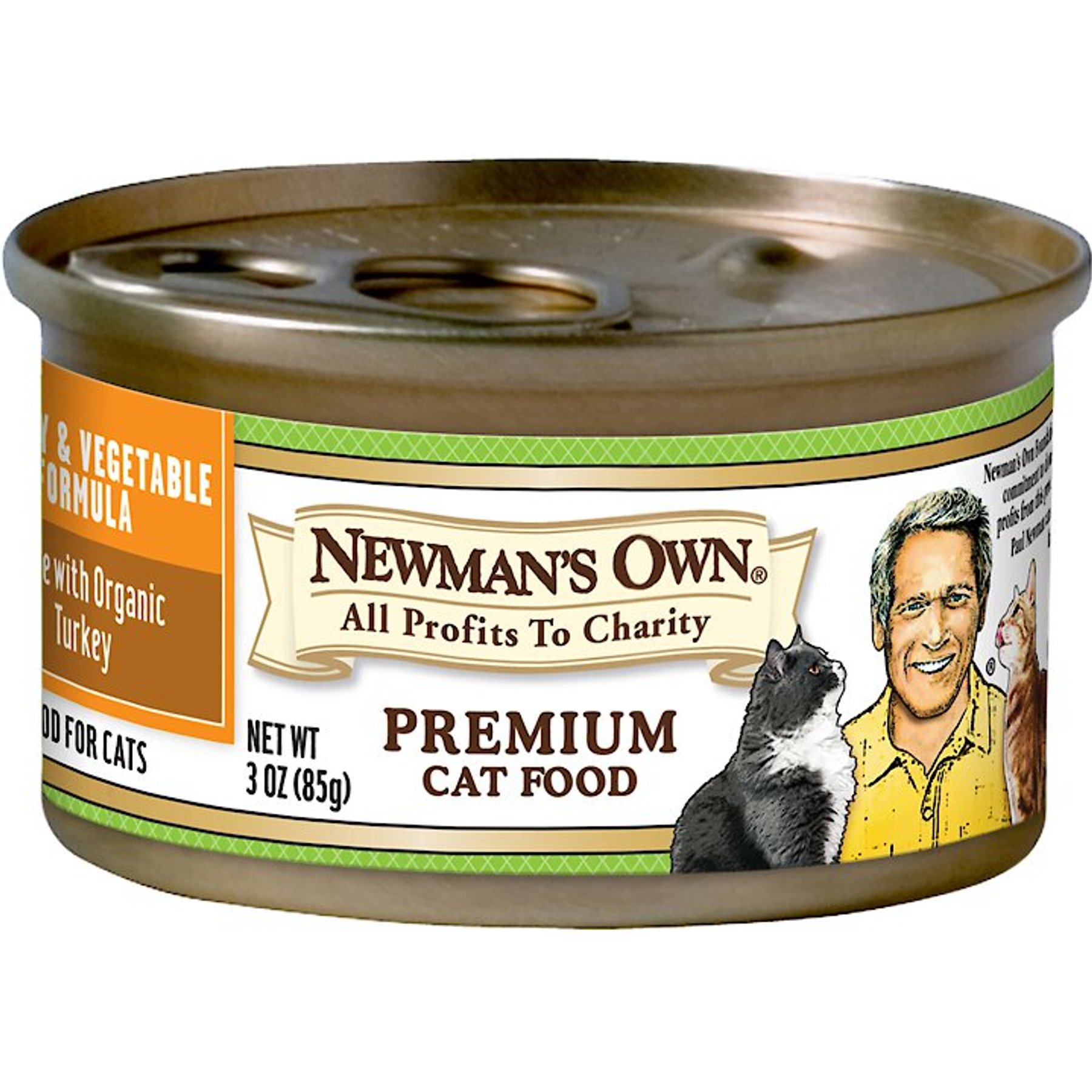 Newman's own canned cat hot sale food